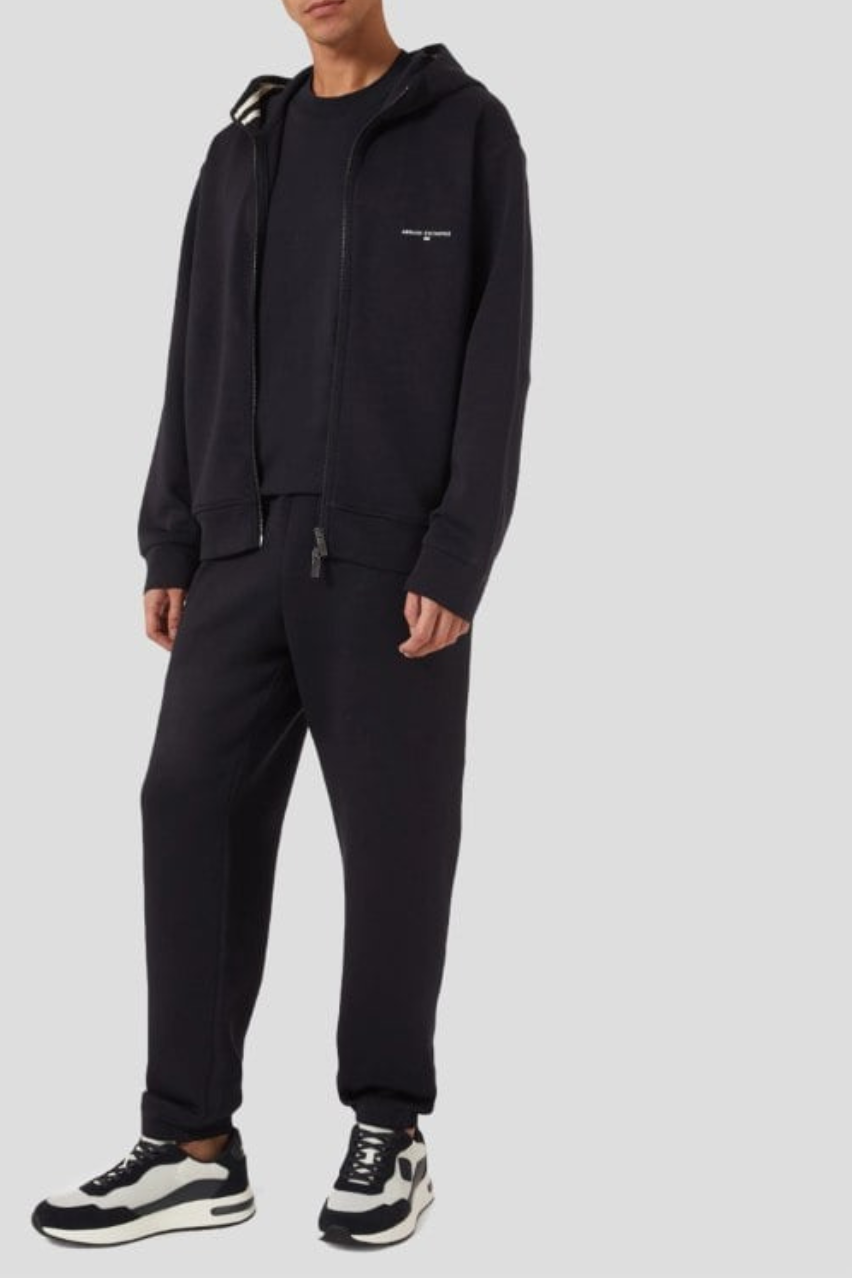 Чоловіче худі-кофта Armani Exchange темно-синя
