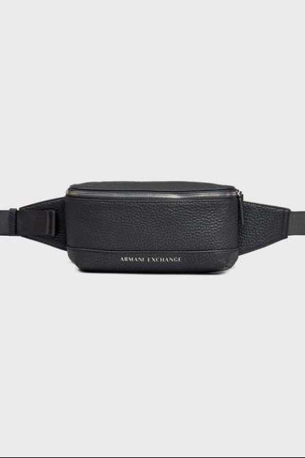 Armani Exchange, чоловіча сумка, чорна сумка, через плече, повсякденна сумка, еко‑шкіра