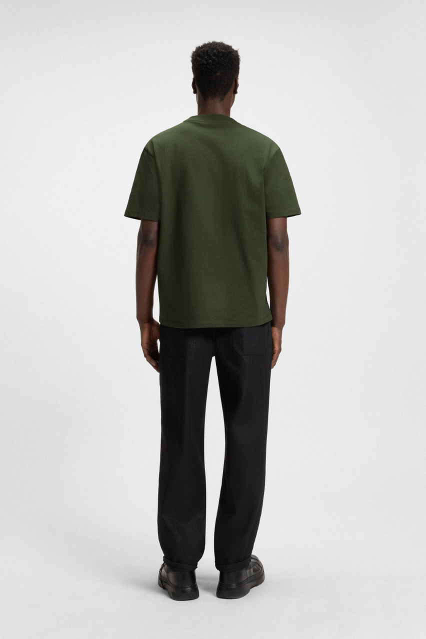 Футболка HUGO Dapolino, зелена (Dark Green 309)