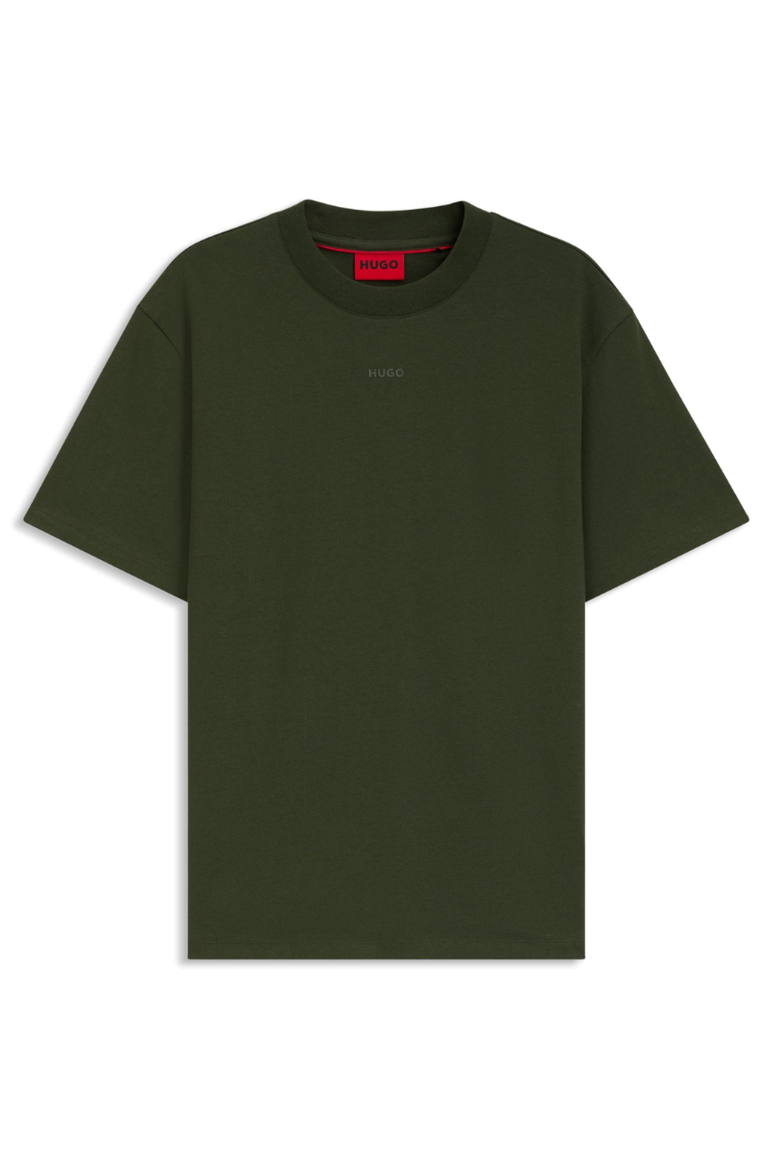 Футболка HUGO Dapolino, зелена (Dark Green 309)