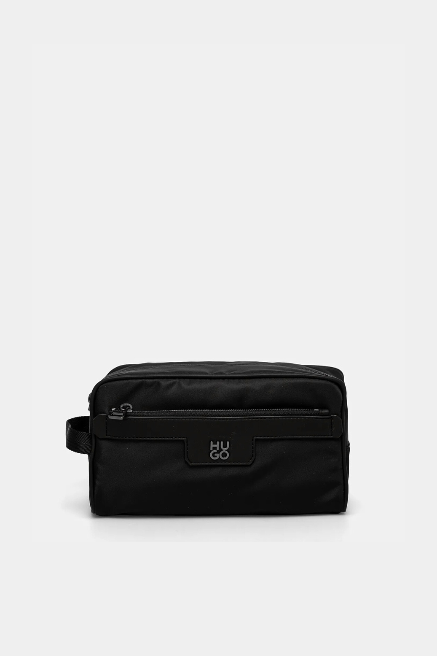 Чорна косметичка HUGO Nesh N_Washbag