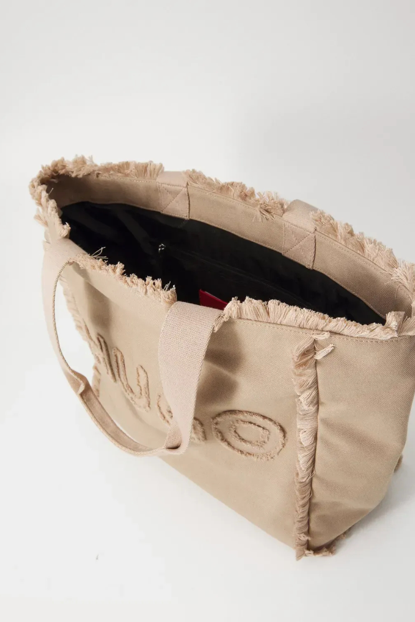 Женский бежевый шопер HUGO Becky Tote CA 50541867