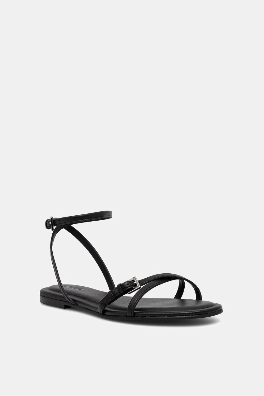 Женские чёрные сандалии HUGO Tayna_Sandal_NA 50542093
