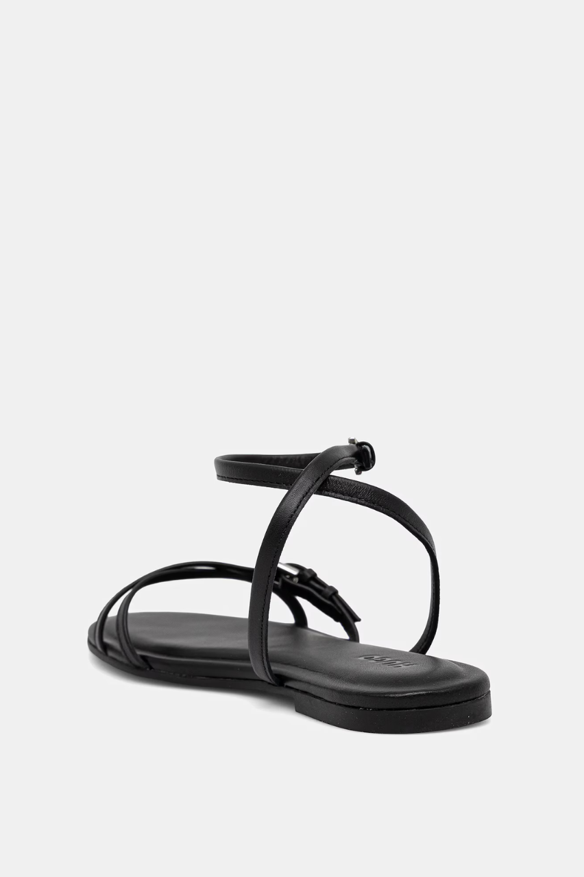 Женские чёрные сандалии HUGO Tayna_Sandal_NA 50542093