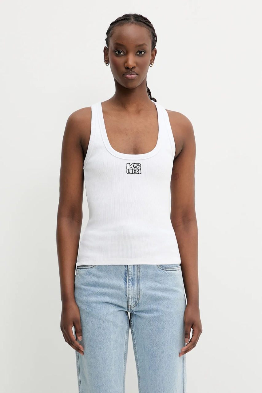 Білий топ Ksubi Stacked Origin (M)