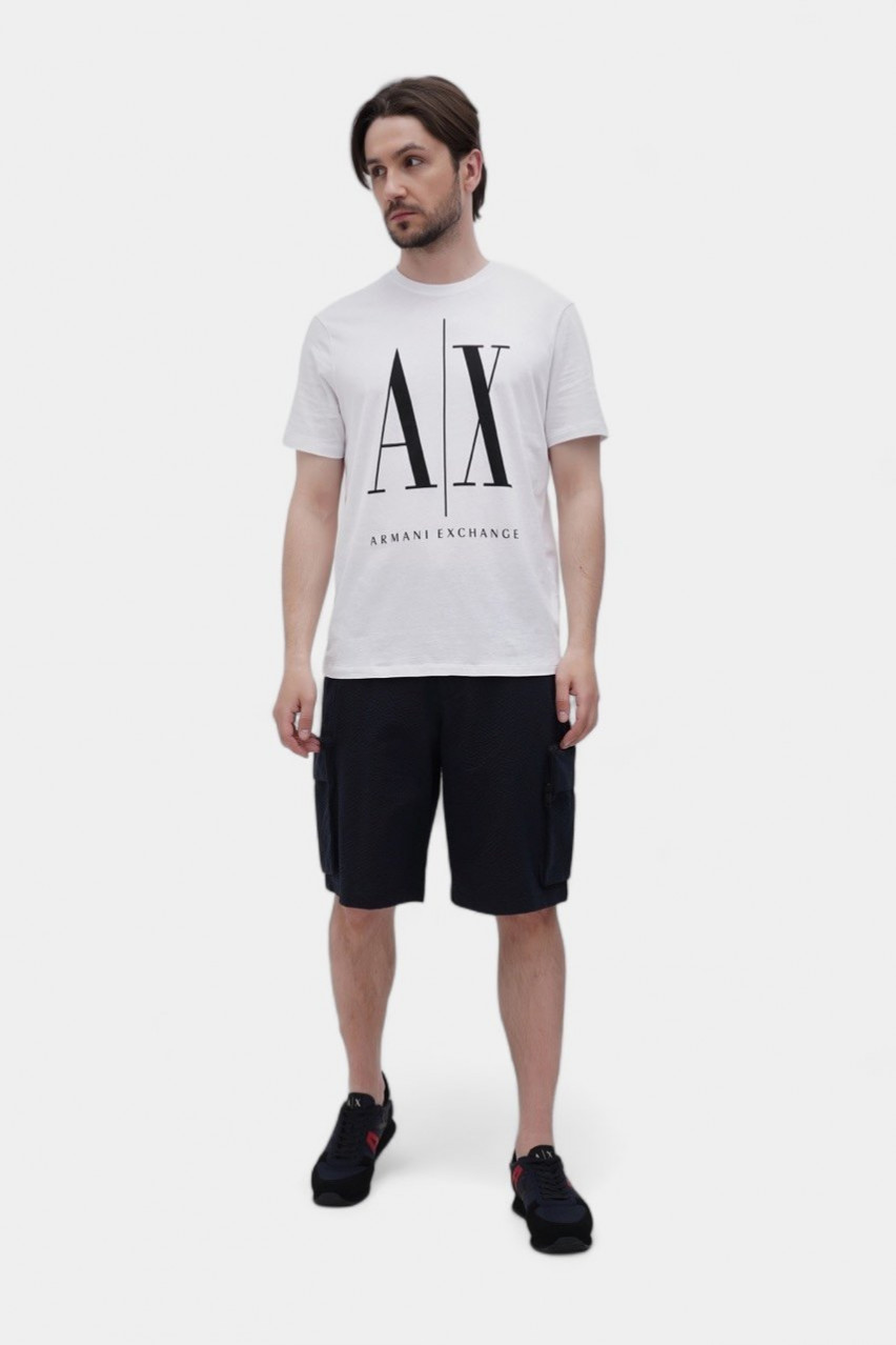 Тёмно-синие шорты Armani Exchange