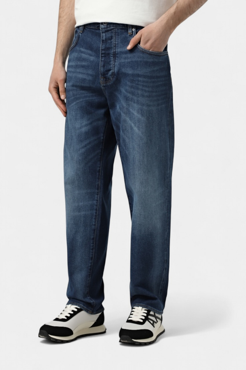 Сині джинси прямого крою XM000075 AF13097 MB001 Armani Exchange