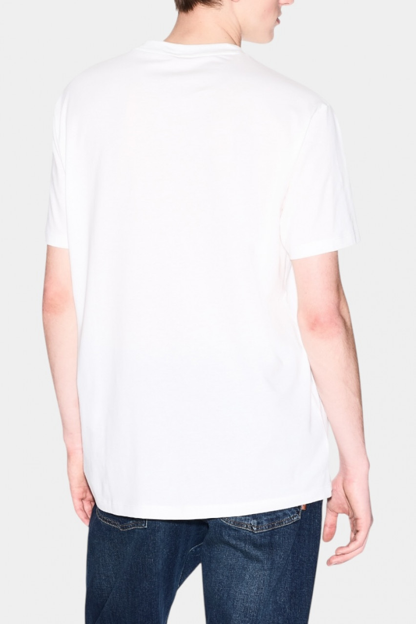 Белая футболка стандартного кроя с фотопринтом XM000565 AF10356 U0009 Armani Exchange