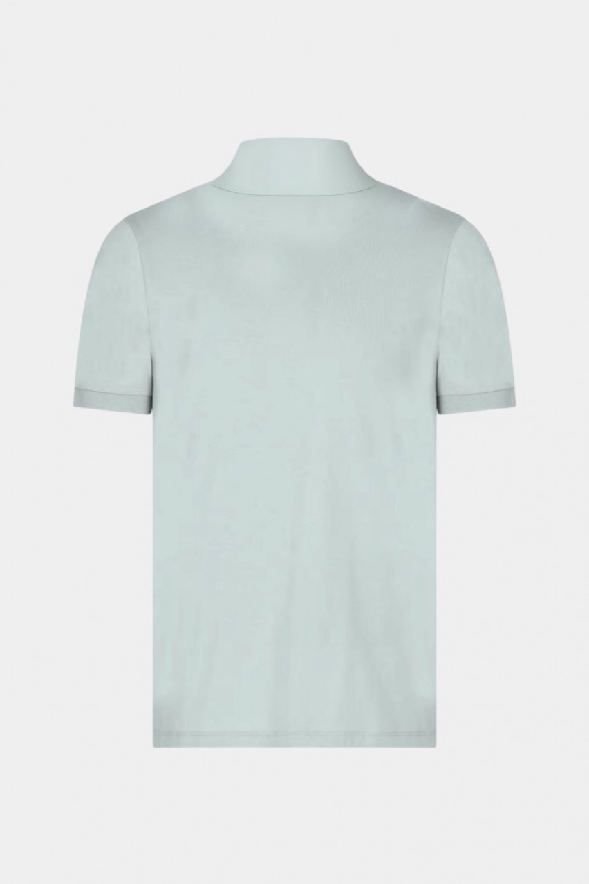 Мятное хлопковое поло 8NZF80 Z8H4Z U9212 Armani Exchange