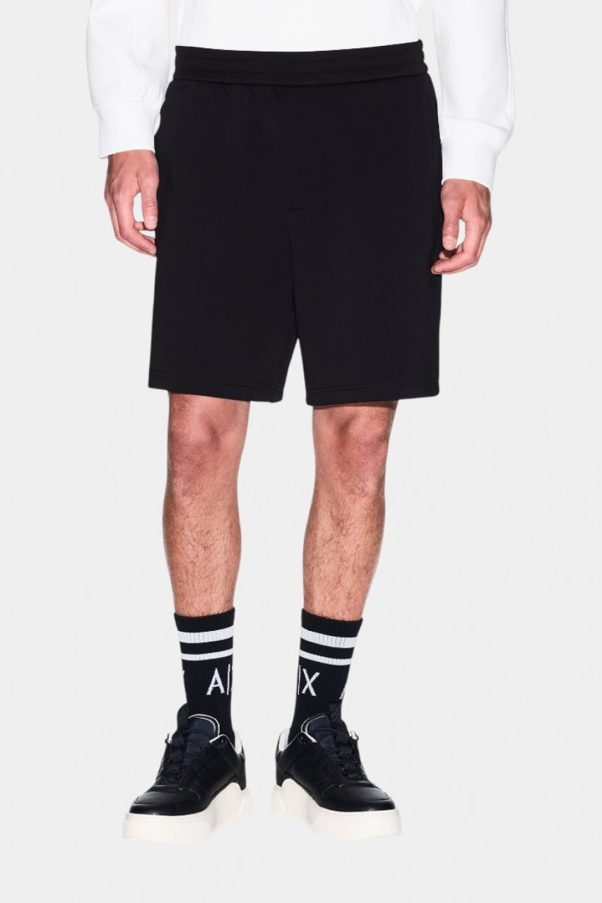 Чорні базові шорти з еластичної бавовни XM000483 AF10818 UC001 Armani Exchange