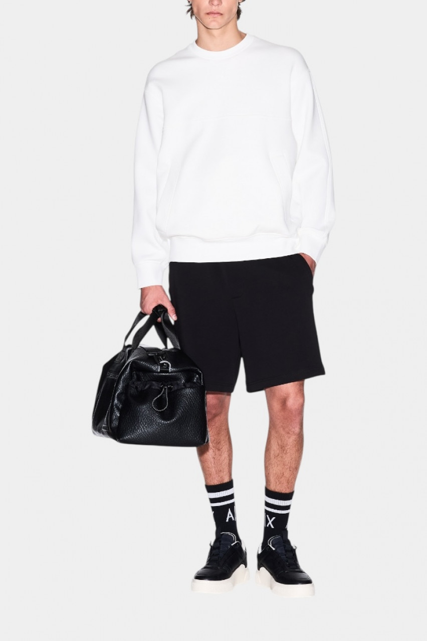 Чорні базові шорти з еластичної бавовни XM000483 AF10818 UC001 Armani Exchange