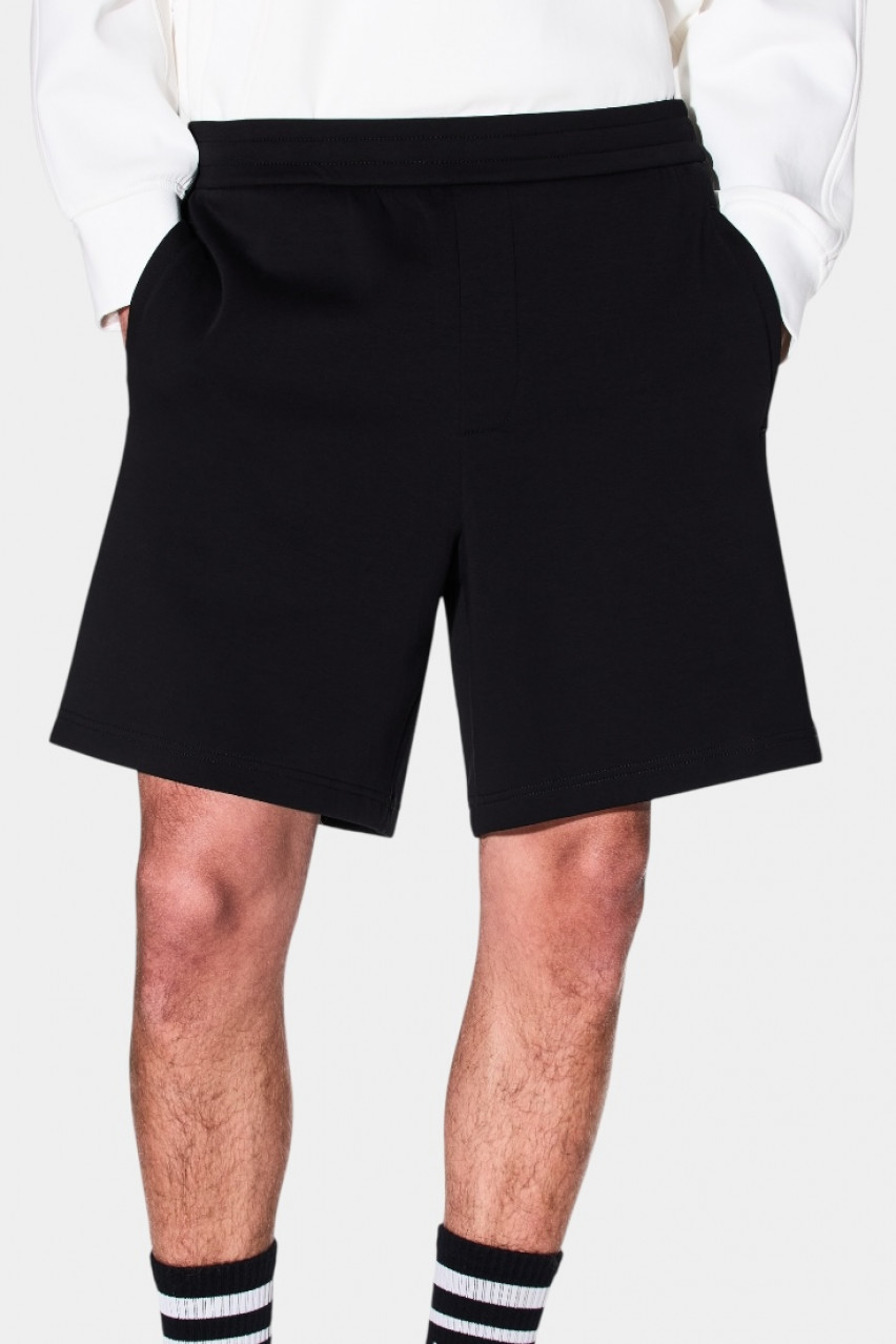 Чорні базові шорти з еластичної бавовни XM000483 AF10818 UC001 Armani Exchange