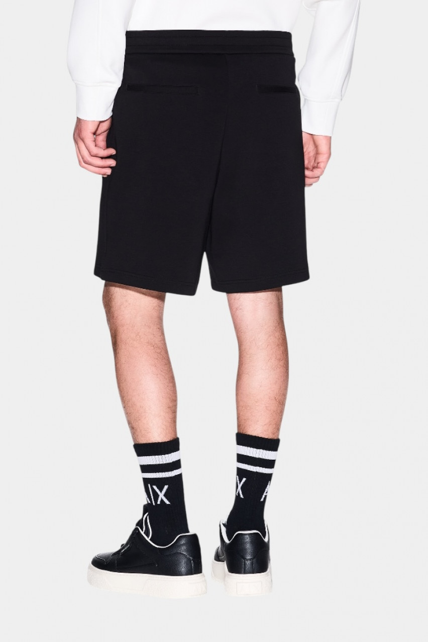 Чорні базові шорти з еластичної бавовни XM000483 AF10818 UC001 Armani Exchange