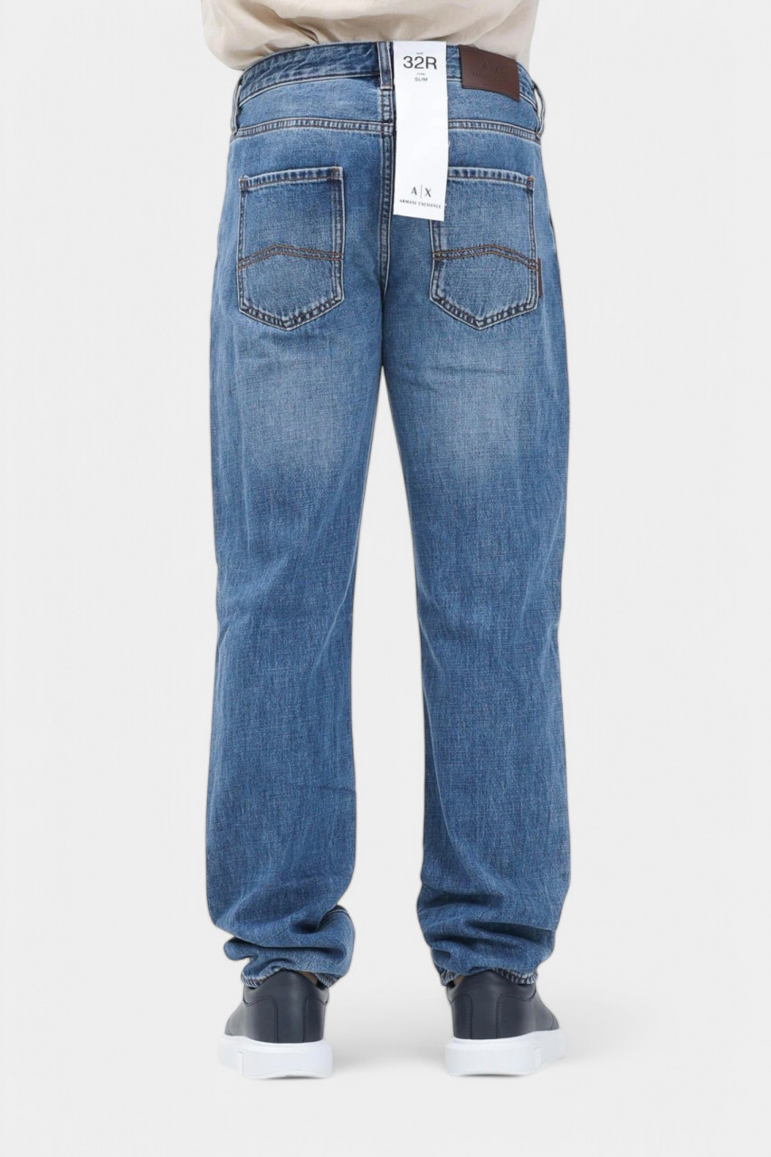 Сині джинси прямого крою XM000049 AF13362 MB002 Armani Exchange