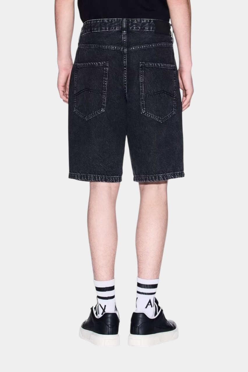 Темно-сірі джинсові шорти широкого крою XM000658 AF13366 M8001 Armani Exchange