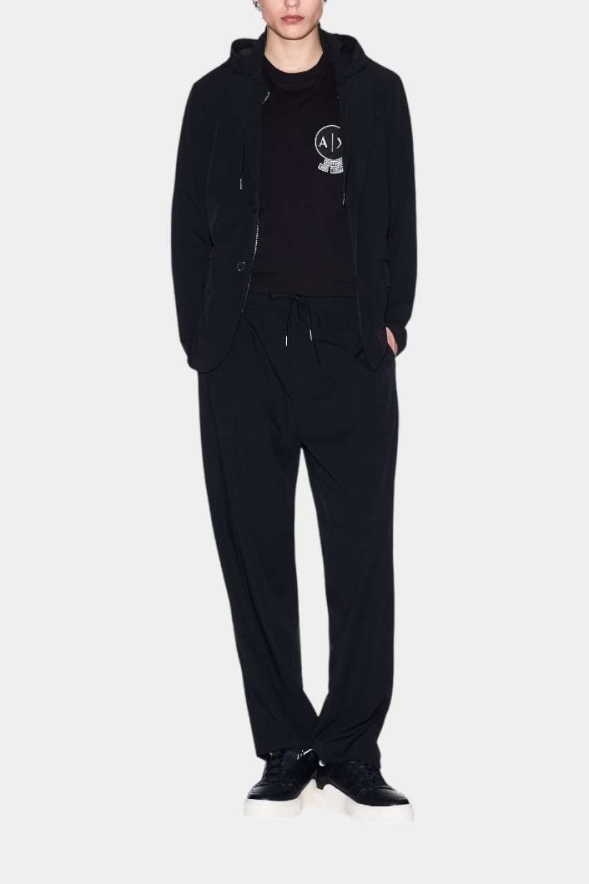 Черный кэжуал брюки XM000411 AF10357 UC001 Armani Exchange