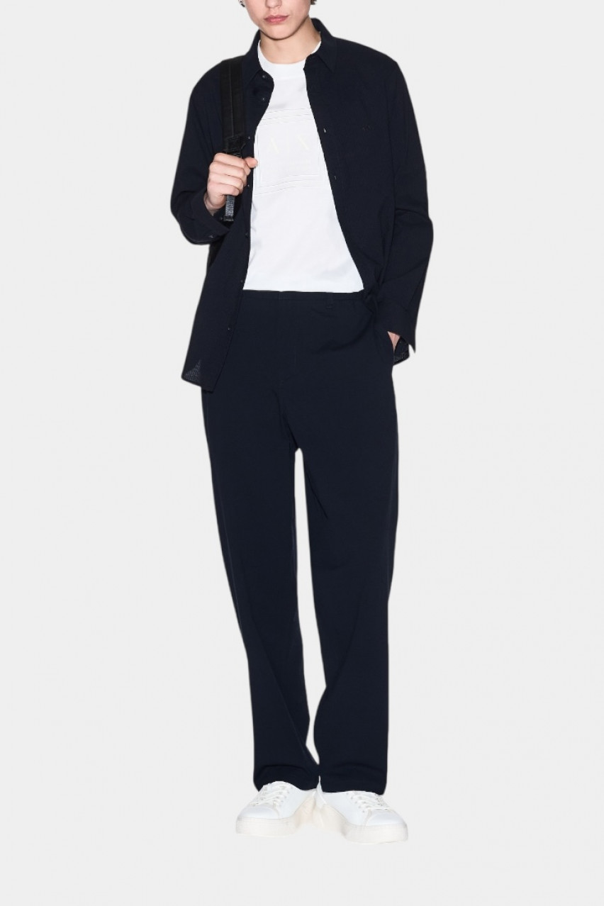 Темно-синие брюки-чиносы из эластичного хлопка XM001235 AF14861 UB101 Armani Exchange