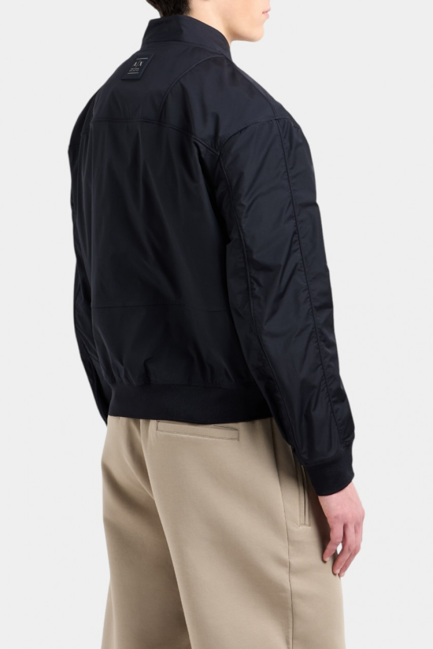Темно-синій бомбер з накладними кишенями XM000344 AF12283 UB101 Armani Exchange