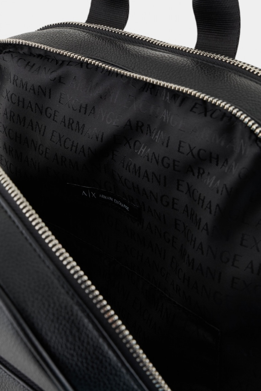 Черный рюкзак из экокожи XM000241 AF12134 UC001 Armani Exchange