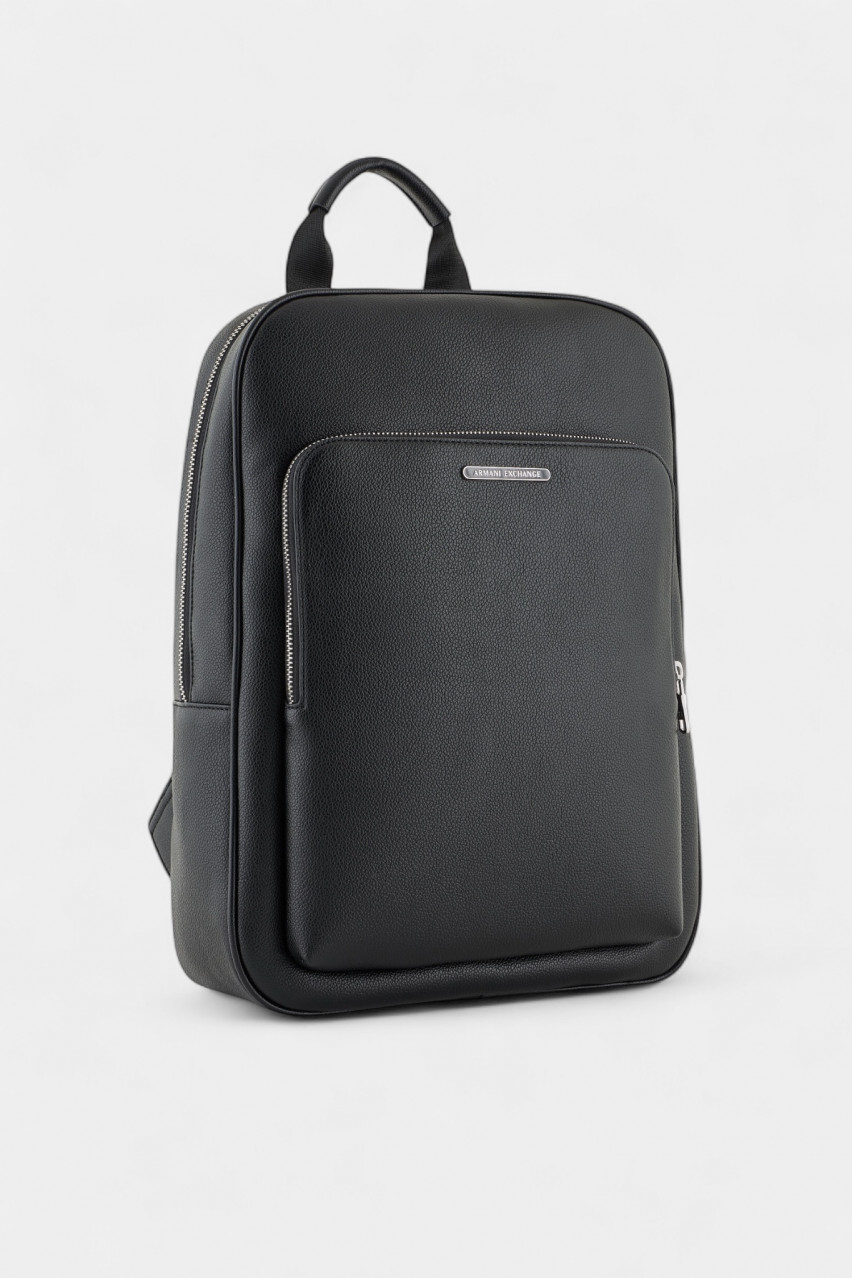 Черный рюкзак из экокожи XM000241 AF12134 UC001 Armani Exchange