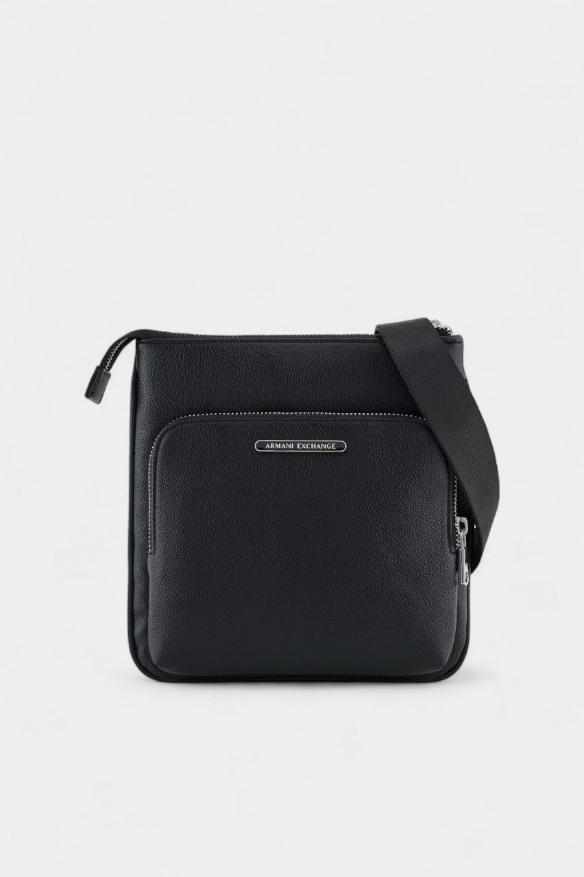 Чорна сумка крос-боді з екошкіри XM000846 AF12134 UC001 Armani Exchange