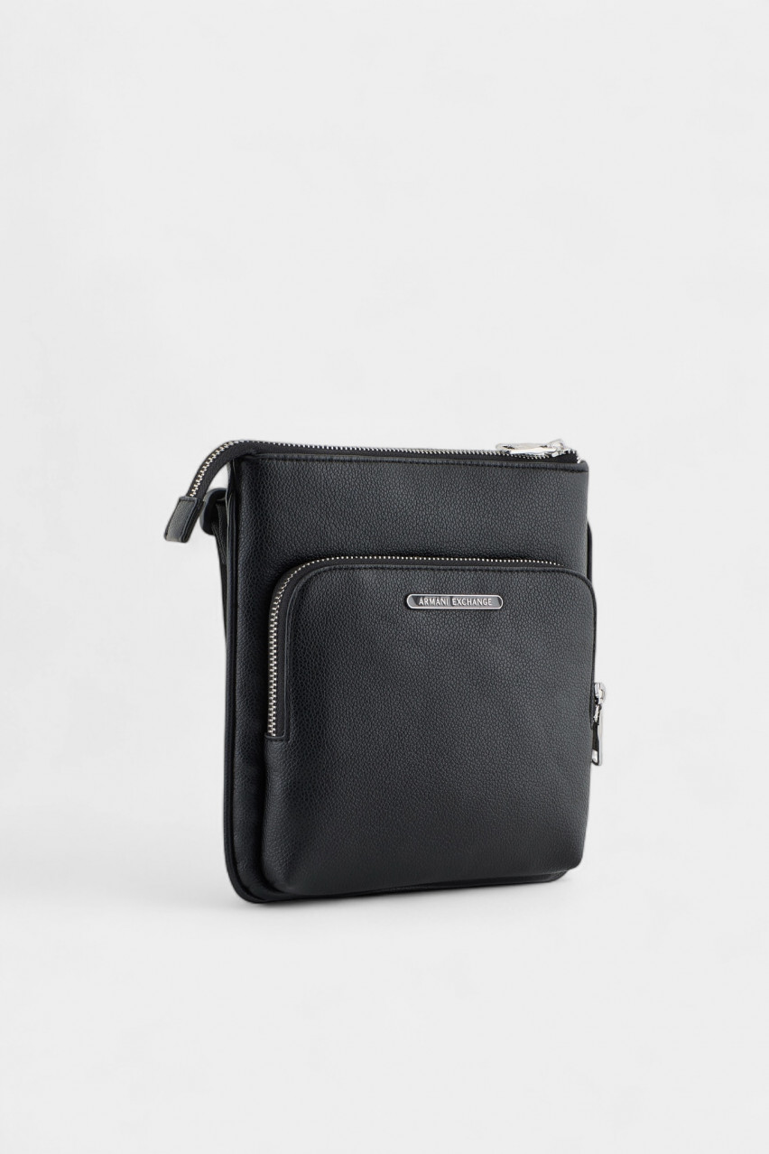 Чорна сумка крос-боді з екошкіри XM000846 AF12134 UC001 Armani Exchange