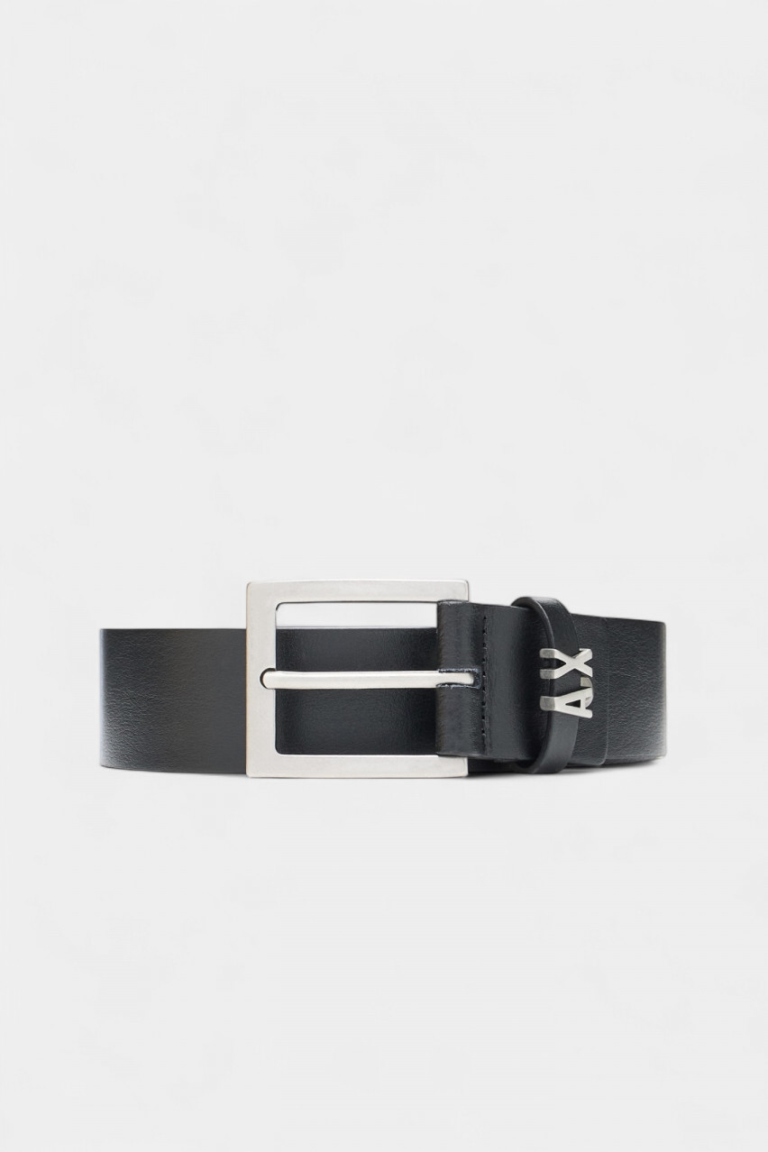 Черный кожаный ремень XM000606 AF12704 UC001 Armani Exchange