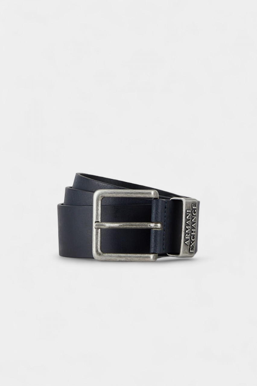 Темно-синій шкіряний ремінь 951186 CC528 00134 Armani Exchange