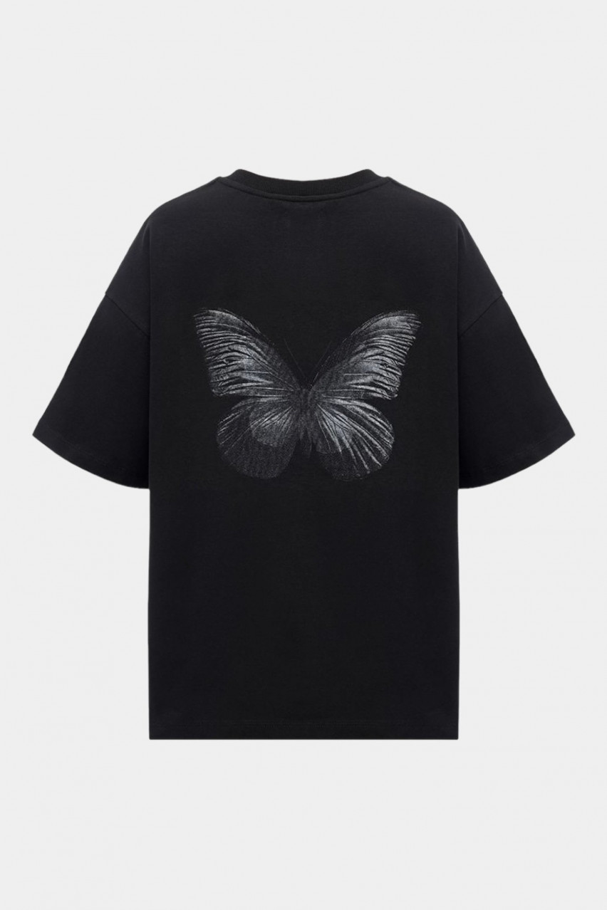 Чорна футболка Butterfly BLAZH.