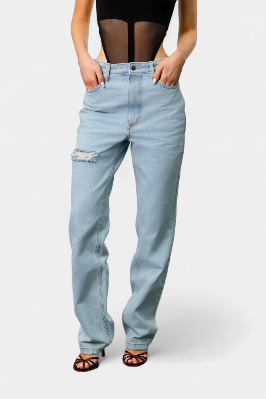 Блакитні джинси Straight Fit BLAZH.