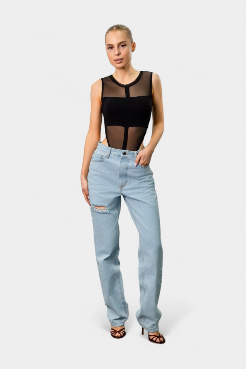 Блакитні джинси Straight Fit BLAZH.
