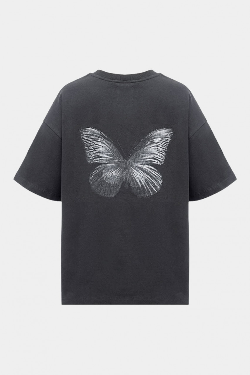Графітова футболка Butterfly Washed