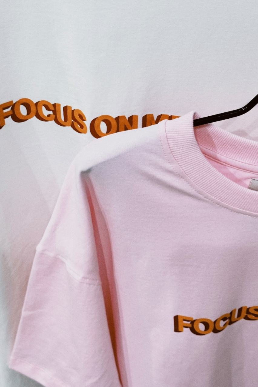 Рожева футболка Focus On Me SS2024 BLAZH'