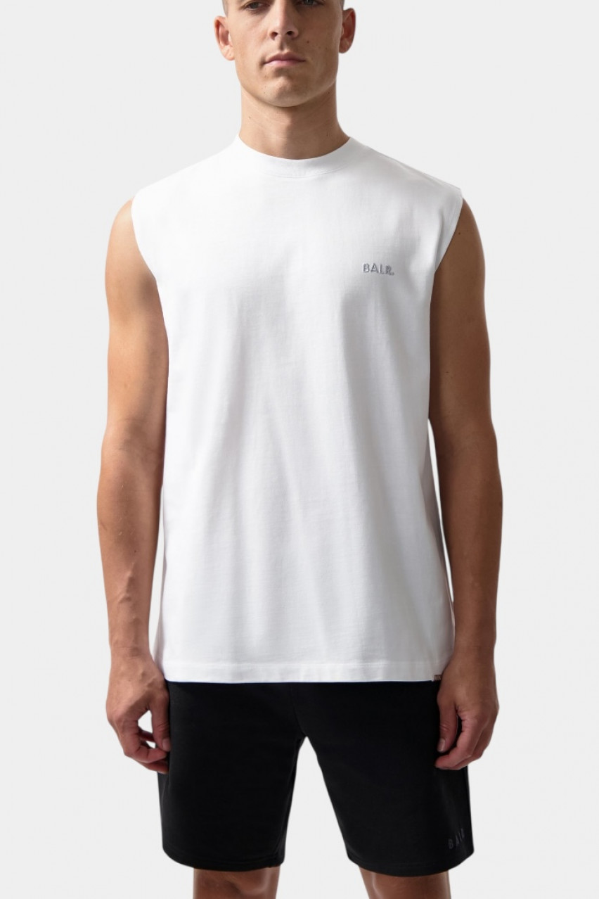 Біла майка Logo Oversized B1113.1004 906 BALR.