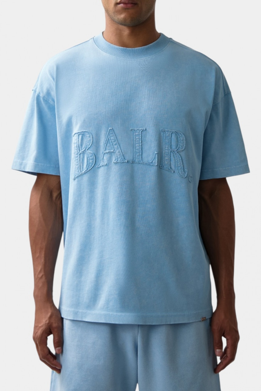 Голубая футболка Urban Washed Box B1112.1284 887 BALR.