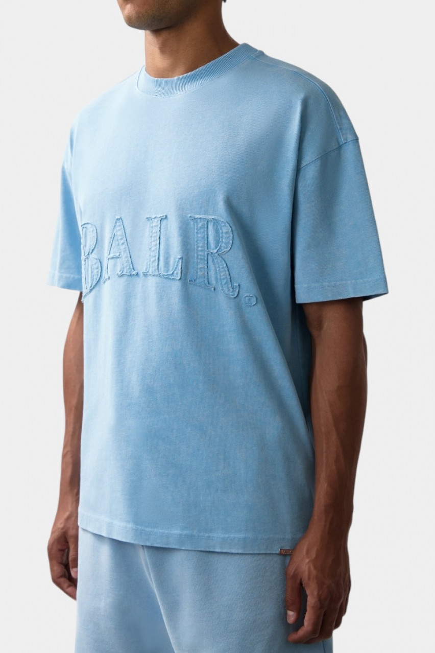Голубая футболка Urban Washed Box B1112.1284 887 BALR.