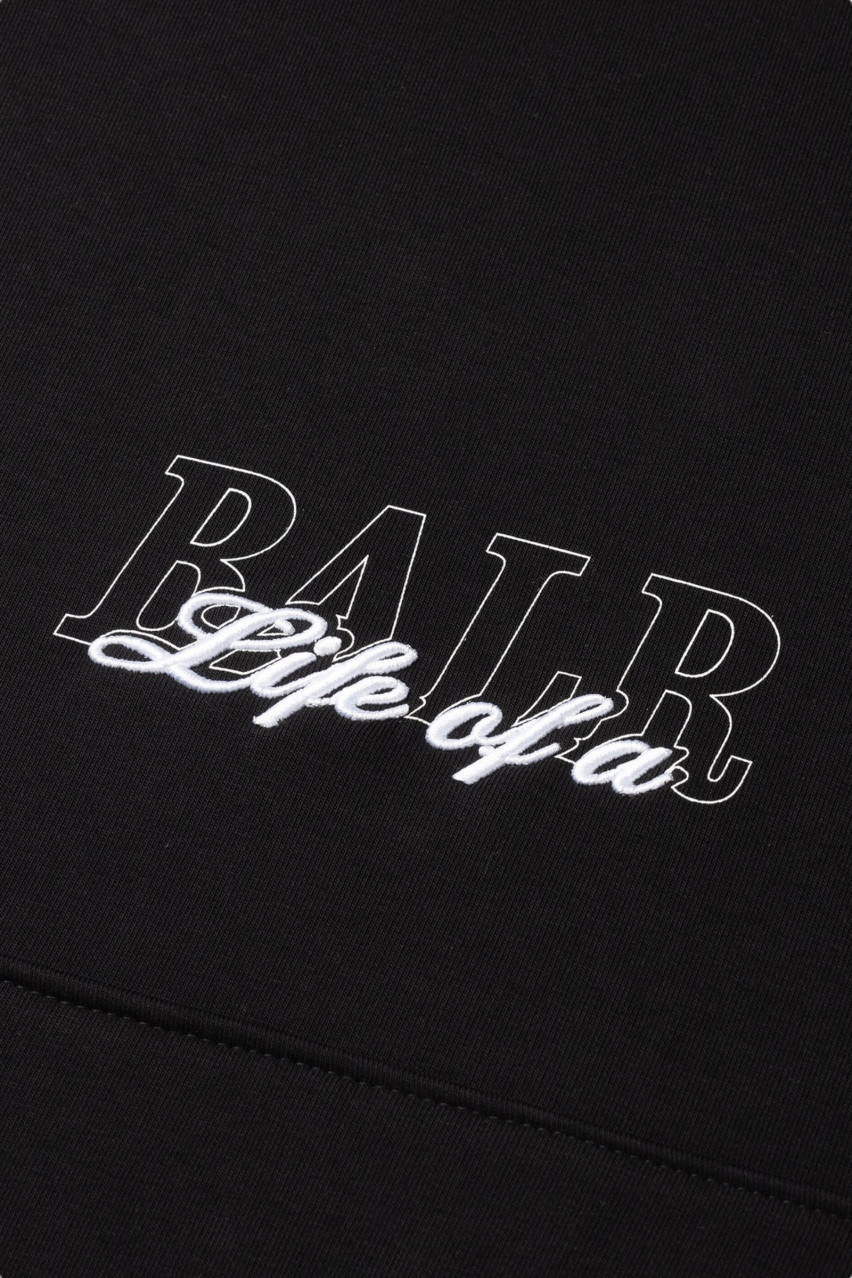 Чорне худі Script Relaxed Fit B1261.1138 102 BALR.