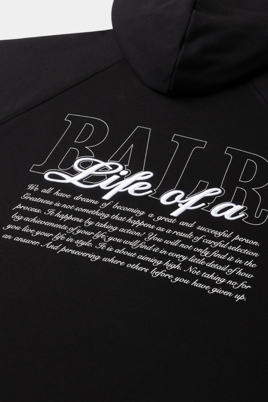 Чорне худі Script Relaxed Fit B1261.1138 102 BALR.