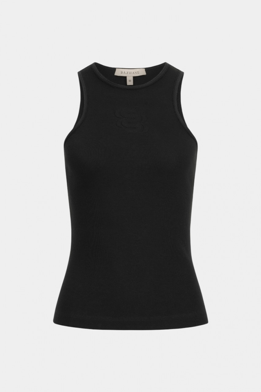 Черный топ Bazhane WWT-T1129-2-52 BÁZHANE