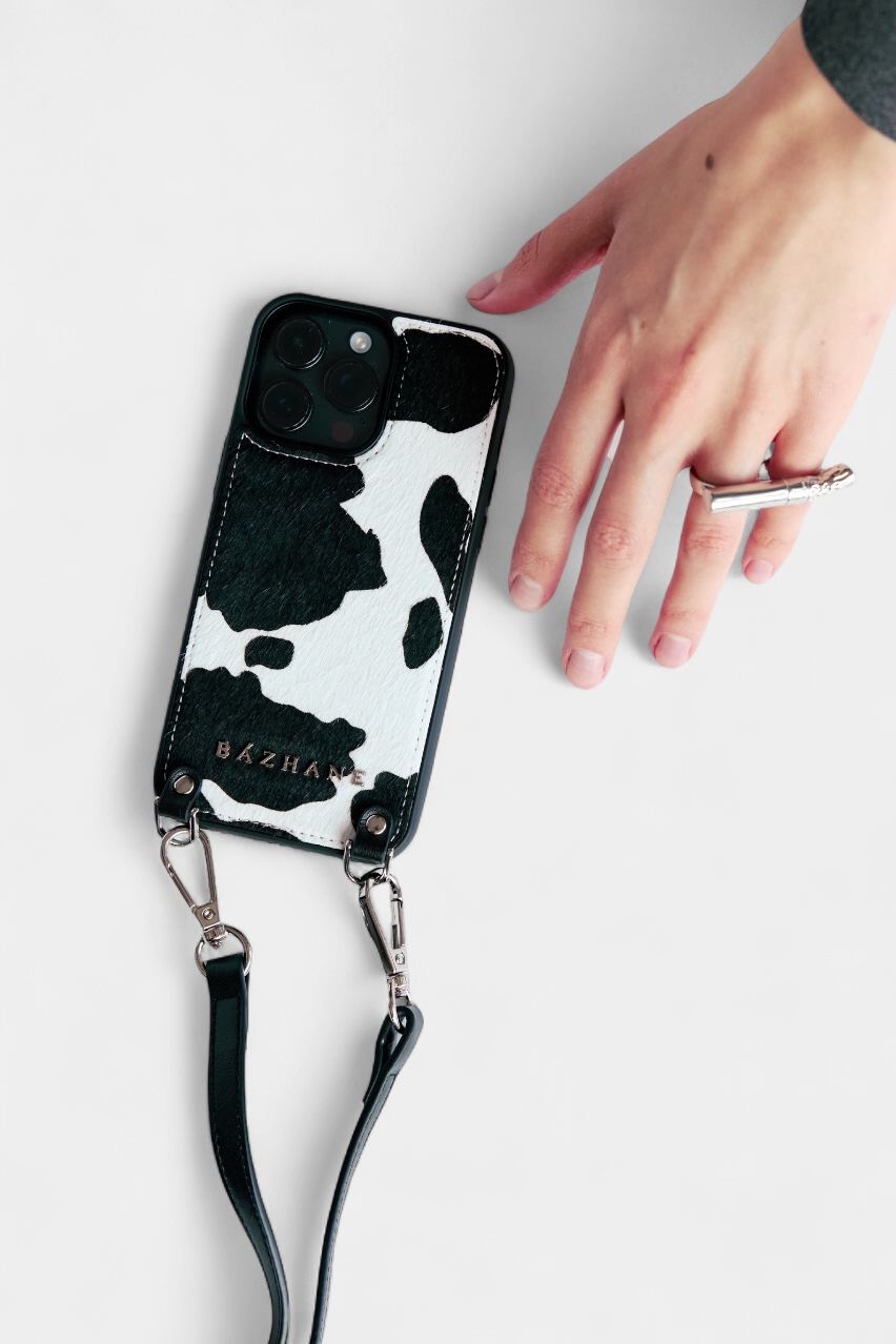 Чорно-білий чохол на iPhone 16 Pro Max JU-PC17-39-76 BÁZHANE