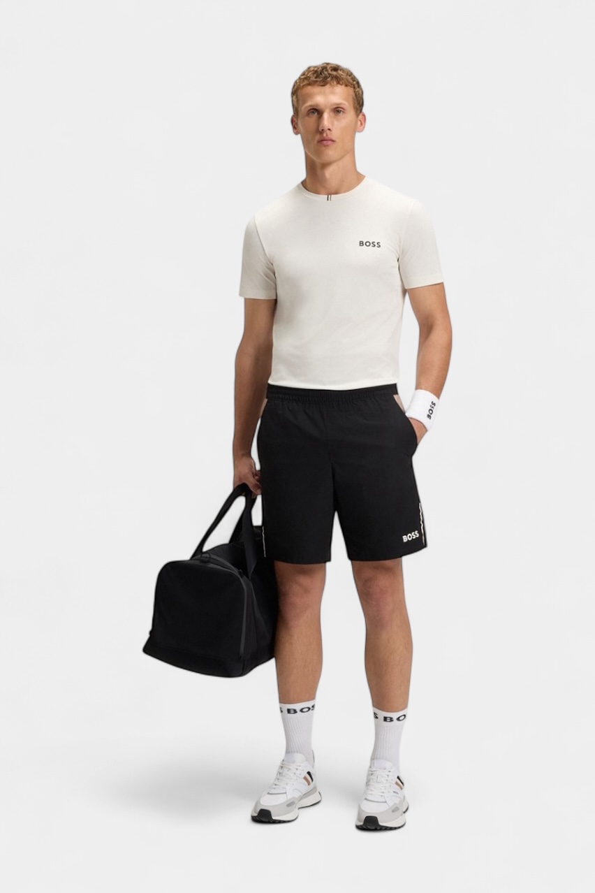 Бежевая футболка Tee TOC с логотипом 50543328 131 BOSS