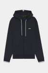 Темно-синее хлопковое худи FZ Hoodie Zone на молнии
