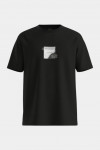 Черная футболка Tee Stripe Zone со светоотражающими элементами