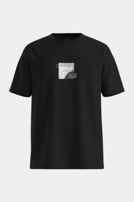 Черная футболка Tee Stripe Zone со светоотражающими элементами