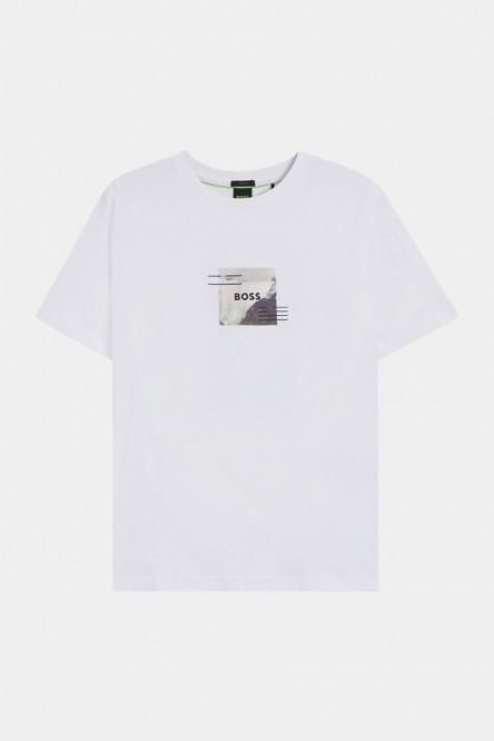 Белая футболка Tee Stripe Zone со светоотражающими элементами