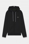 Черное хлопковое худи FZ Hoodie Zone на молнии