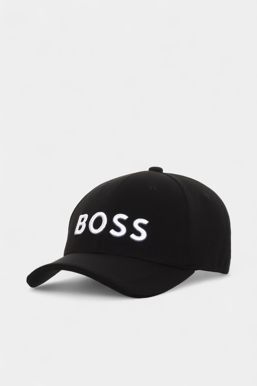 Черная кепка Cap-US-1 с контрастным логотипом 50519247 002 BOSS
