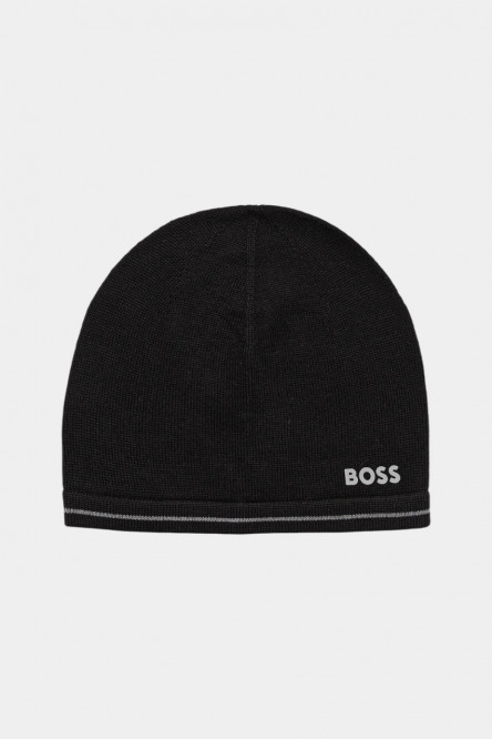 Черная шерстяная шапка Arveso_Beanie