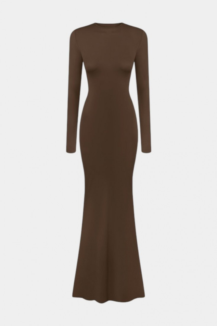 Хаки платье макси Christy dressMAXImoss BlackSeaTribe