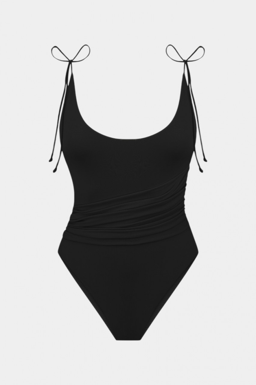 Черный сплошной купальник Lighter swimLAIblack BlackSeaTribe